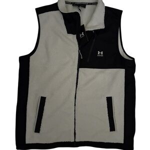 Under Armour Black and White Sherpa Vest